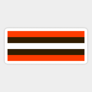 Cleveland Color Stripes Sticker